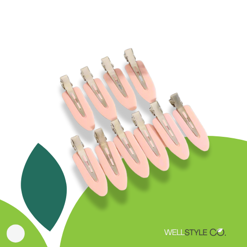 10pcs No Bend Seamless Hair Clips Set