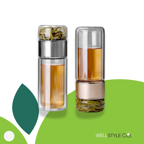 Double Layer Infuser Tumbler with Tea Filter