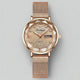 Rose Gold Stainless Steel Luminous Quartz Watch