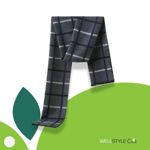 Plaid Striped Scarf