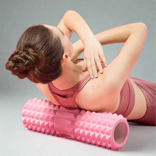 45cm Yoga Foam Roller & Pilates Block Set