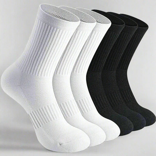 6 Pairs Mid-tube Sports Socks