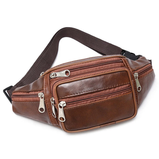 Men's Leather Belt Bag