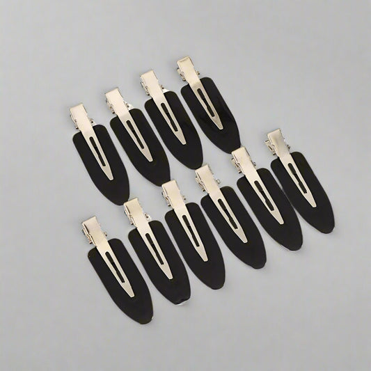 10pcs No Bend Seamless Hair Clips Set