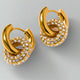 Zirconia Hoop Earrings