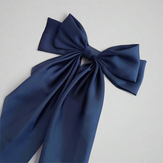 Chic Satin Large Bow Hair Clip