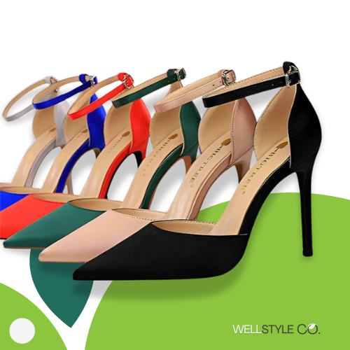 Silk Stiletto Heels Women's Pumps